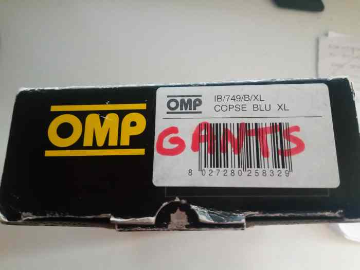 GANTS omp neuf 0