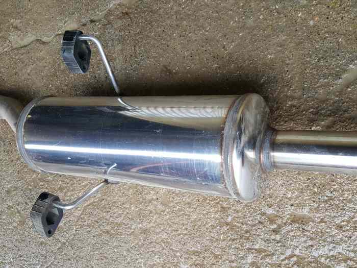 ligne échappement inox SAXO ou 106 groupe N 1