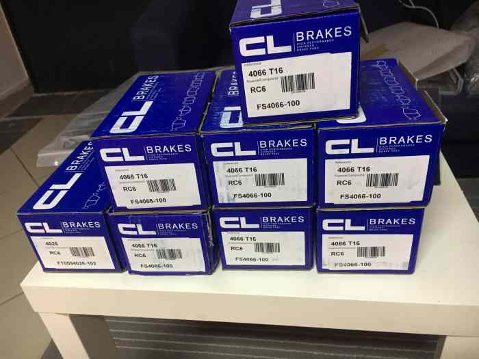 Plaquettes CL 4066 RC6 AV étrier Brembo C2 R2 / Mégane / Lancer EVO / Impreza