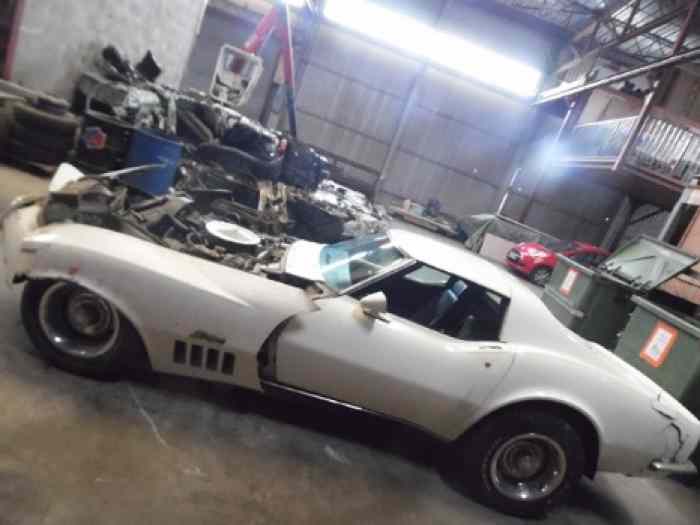 CORVETTE STINGRAY 1969 ACCIDENTEE 0