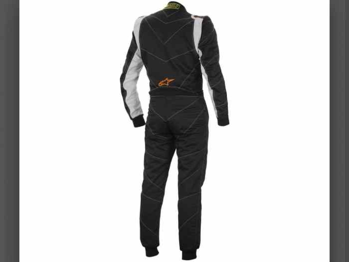 Ensemble Alpinestars noir et orange (Combinaison t52 et bottines t45) 1