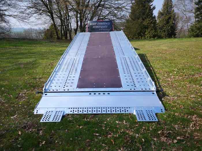 Remorques Brian James T Transporter 5m00 ou 5m50 x 2m07 ou 2m22 3500kg NEUVES EN STOCK 5