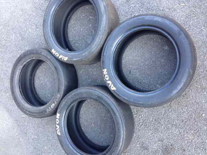 4 Pneu slick Avon 190/570 /15 0