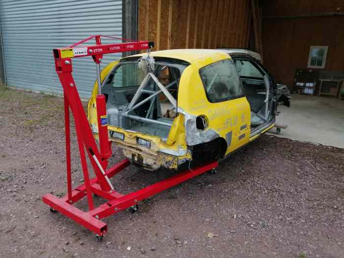 Caisse accidentée clio rs grN