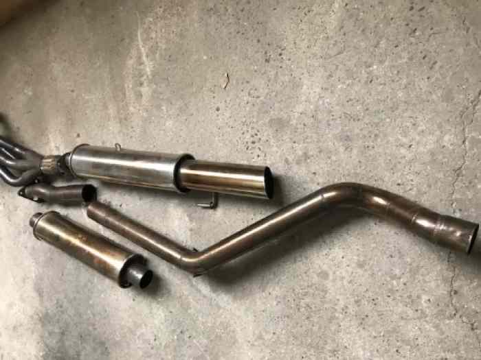 ECHAPPEMENT VW GOLF 3 GTI 16S LIGNE INOX COMPLETE GROUPE A / F2000 DIAM 65 1