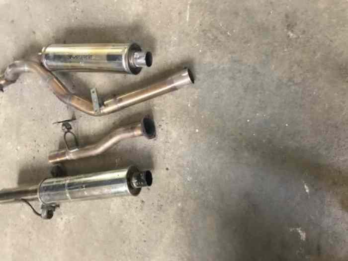 ECHAPPEMENT VW GOLF 3 GTI 16S LIGNE INOX COMPLETE GROUPE A / F2000 DIAM 65 4