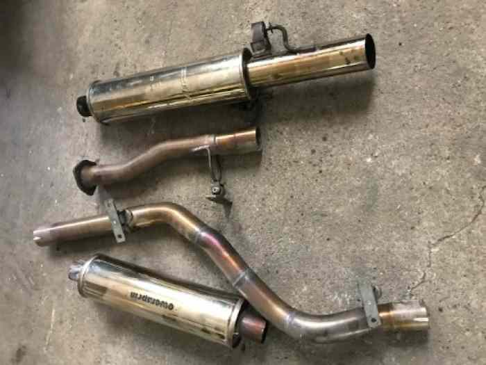 ECHAPPEMENT VW GOLF 3 GTI 16S LIGNE INOX COMPLETE GROUPE A / F2000 DIAM 65 0