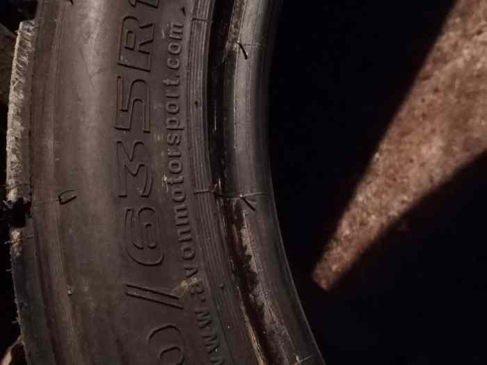 4 Pneus pluie cooper 210 / 635 R17 occasion 1