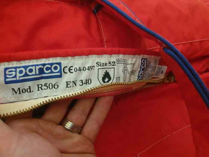 combinaison sparco 2