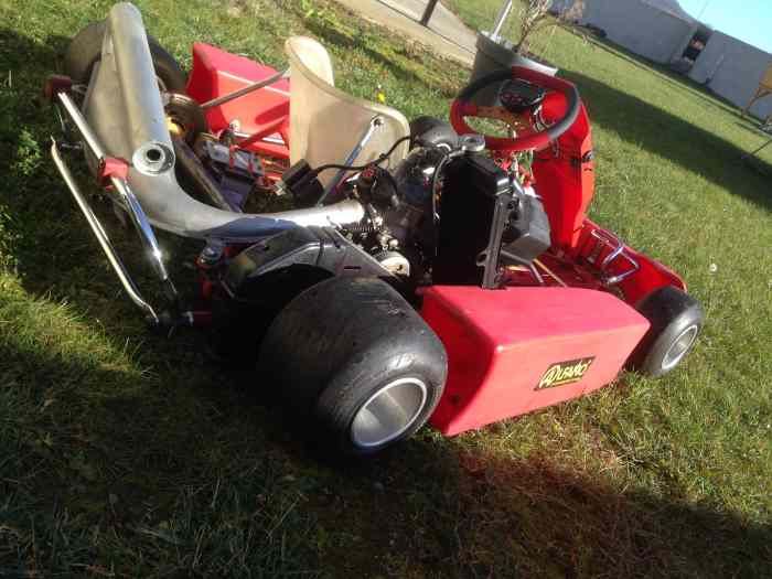 Karting 125 cc 2 temps moteur rotax demarrage électrique frein hydrolique 1