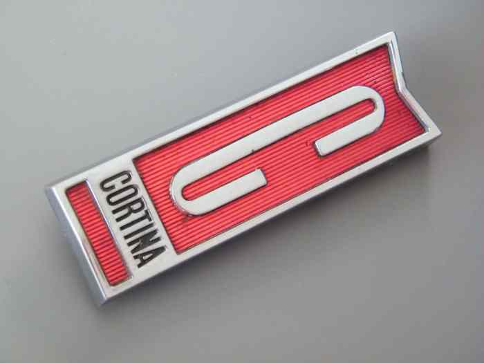 FORD CORTINA MK II GT Badge central de calandre 1967 1970 / 1600 E et LOTUS . 0