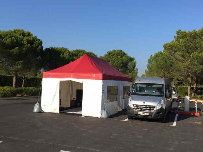 TENTE PLIANTE PRO 8X4m (France Barnum) 2
