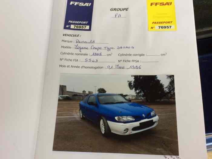 Moteur/ boîte de megane 1 2l 16s f7r710 3