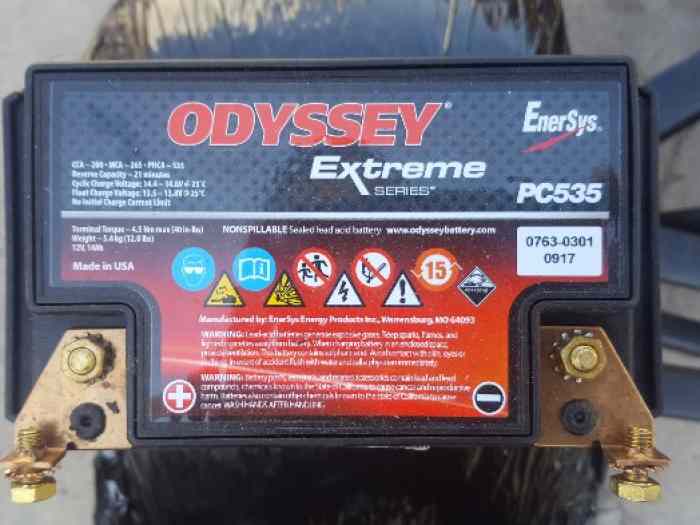 Batterie Odyssey 12v 14 Ah.