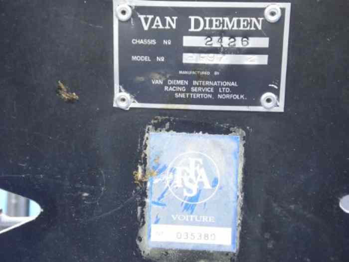 CHASSIS NU MONOPLACE VAN DIEMEN RF 97 5
