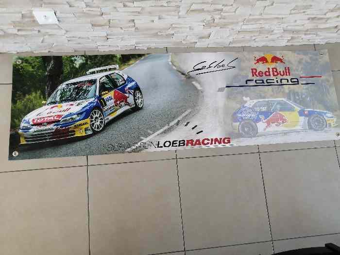 Bâche déco Sébastien Loeb 306 maxi - pièces et voitures de course