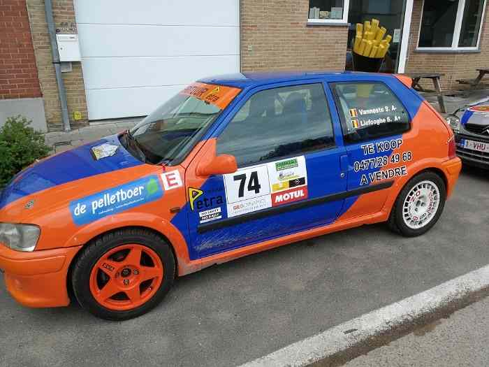 Peugeot 106 rallye 1.6l 8v grN avec CT pour la vente en Belgique 0
