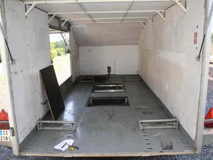 Remorque porte-voiture fermée alu  basculante PTC 1600 KG – photo 3 sur 6