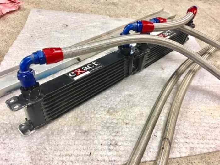 Radiateurs huile 8 rangées et raccord aviation 0