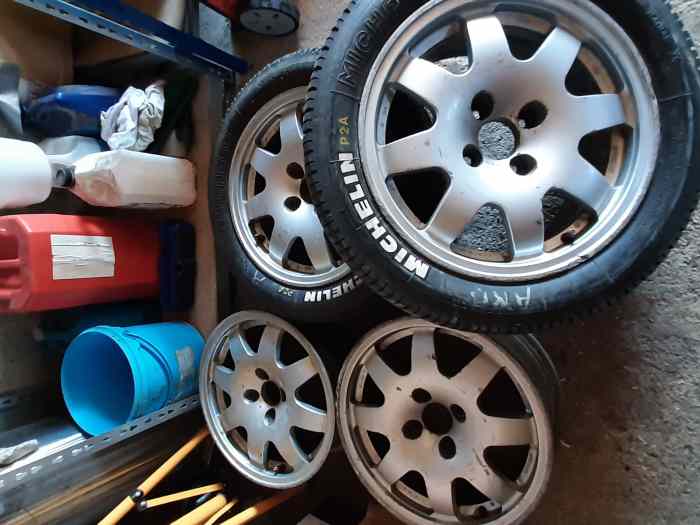 Jante speedline clio williams et Michelin p2A