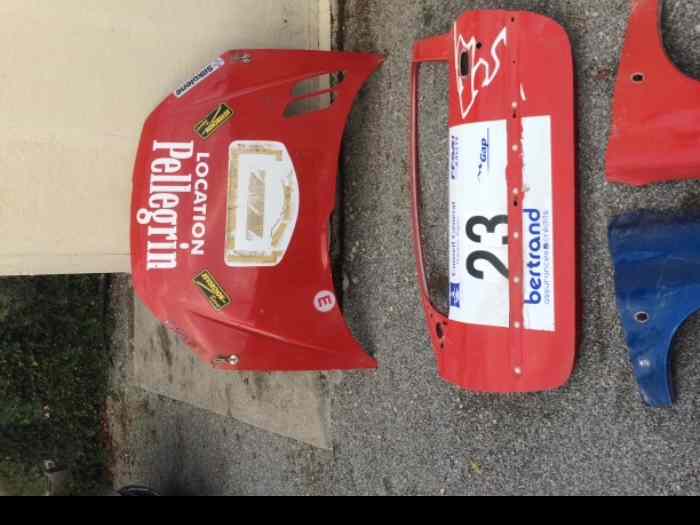 Vends capot ailes et portières 206 a6k ou f 2000