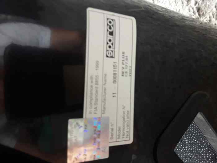 Baquet sparco