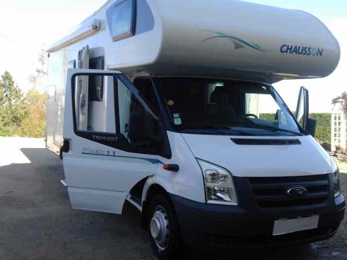 Vend Camping Car Ford Transit Chausson 2.4 TDCI 140 CV année 2010 56800 KM 0