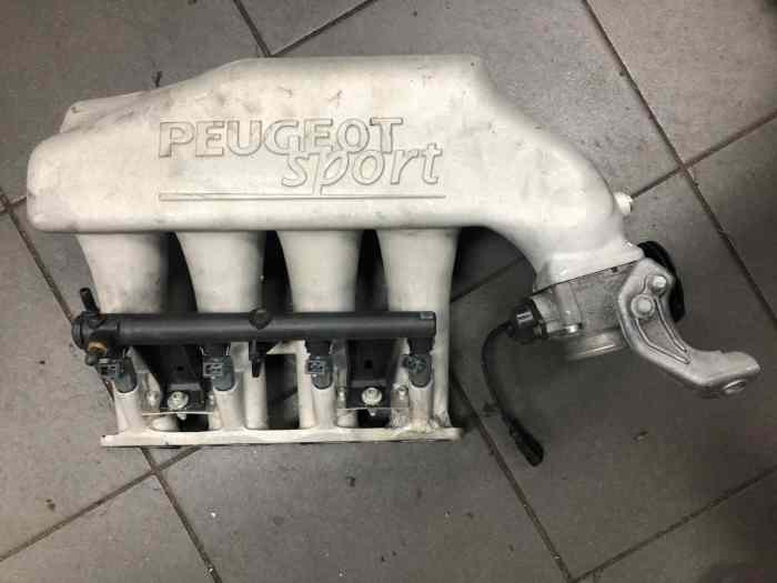 Collecteur admission PTS Peugeot 206 S1600 avec papillon 0