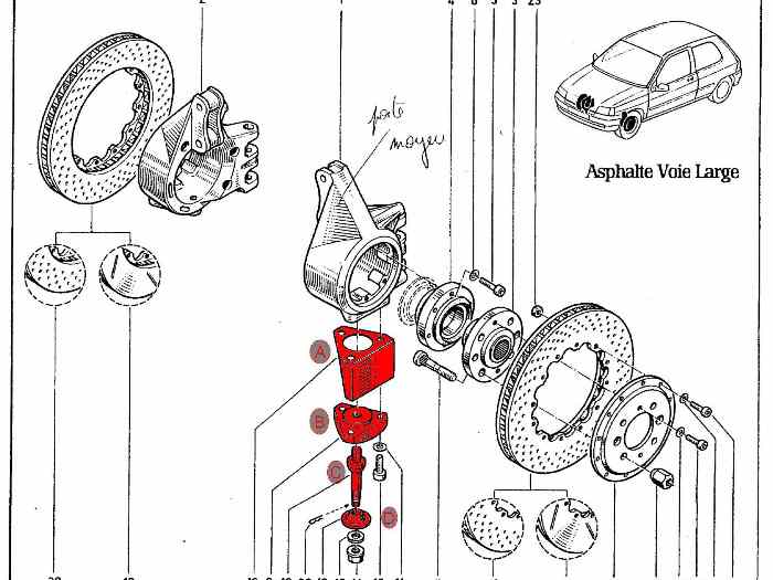 Support rotule inf. Renault Clio Gr.A 1