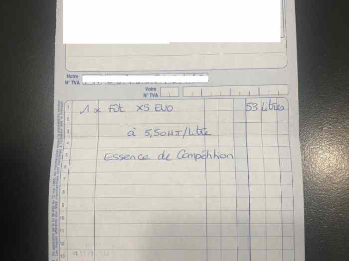Essence Compétition ETS XS EVO 1