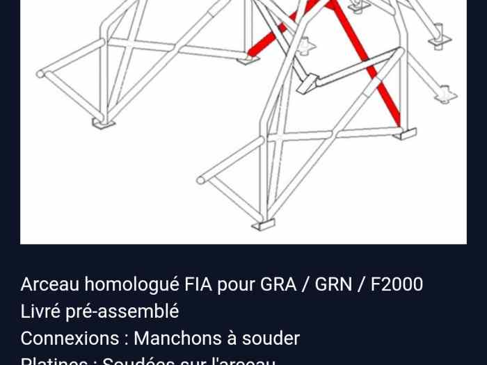 Arceau matter evo 2 neuf