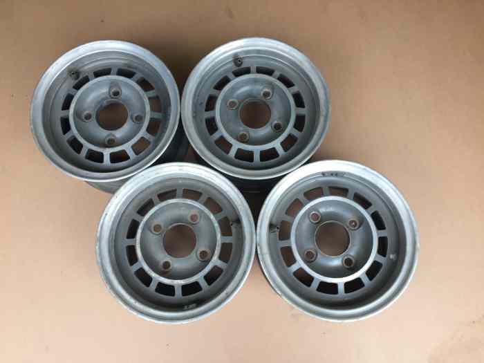 Jantes alu 10 pouces