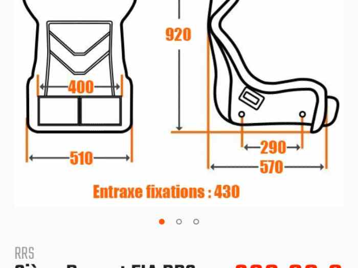 Baquet rrs 2