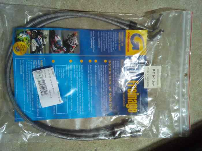 Durites de freins GOODRIDGE etrier Brembo 406 sur 106/Saxo