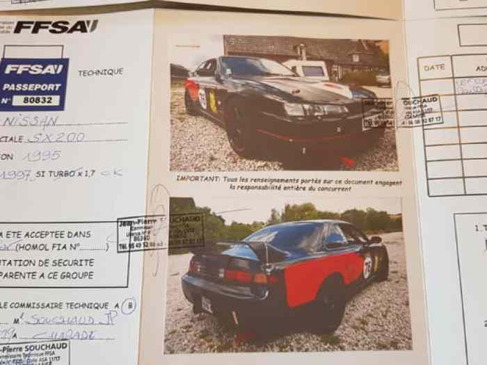 nissan s14a de piste passeport ffsa 4