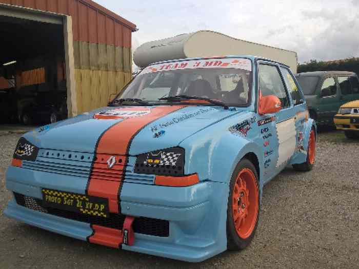 super 5 GT Turbo pistarde swap clio 2 rs 182cv 1