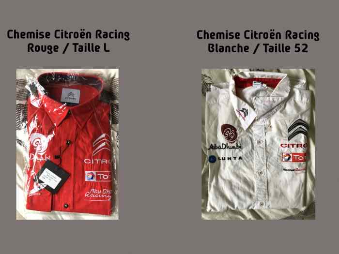 Vêtements Citroën Racing - Version TEAM 2