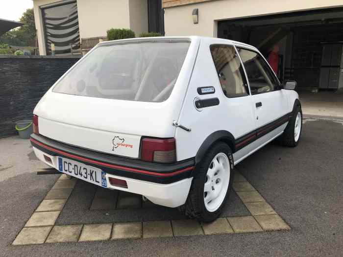 205 mi16 160cv pour trackday