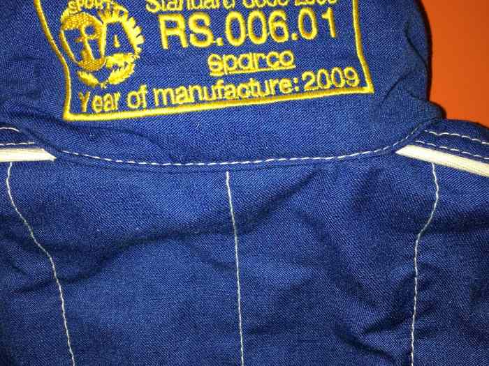 Combinaison SPARCO R506 T. 48 Bleue 1