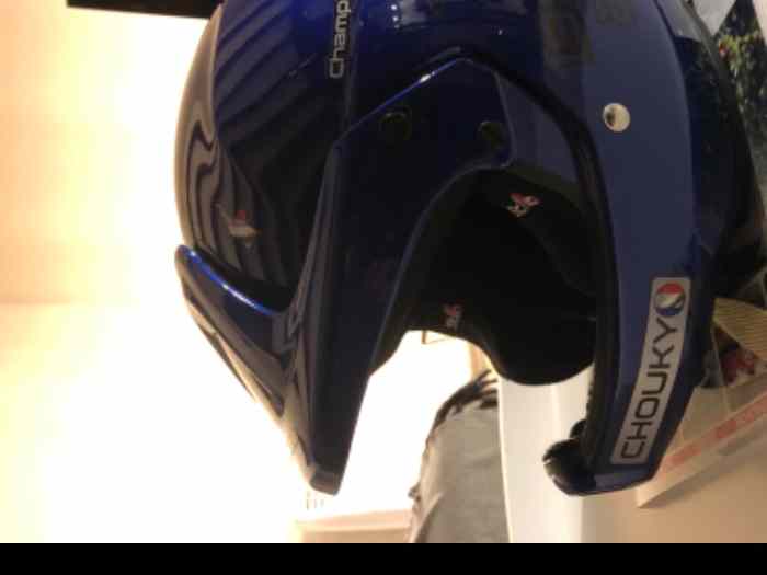 Casque Stilo WRC DES composite TBE bleu « métallisé »