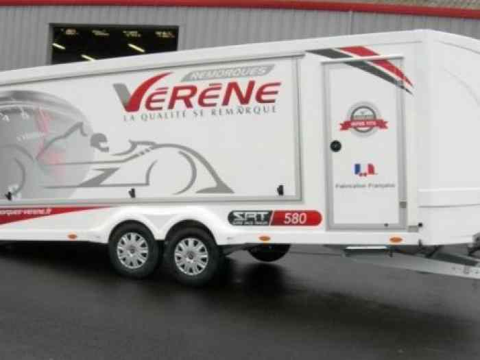 Remorque Porte Voiture Fermée SRT serie RS de VERENE 1