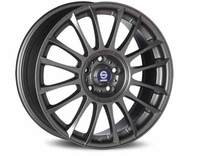 2 jantes sparco 5x100 ,golf et autres