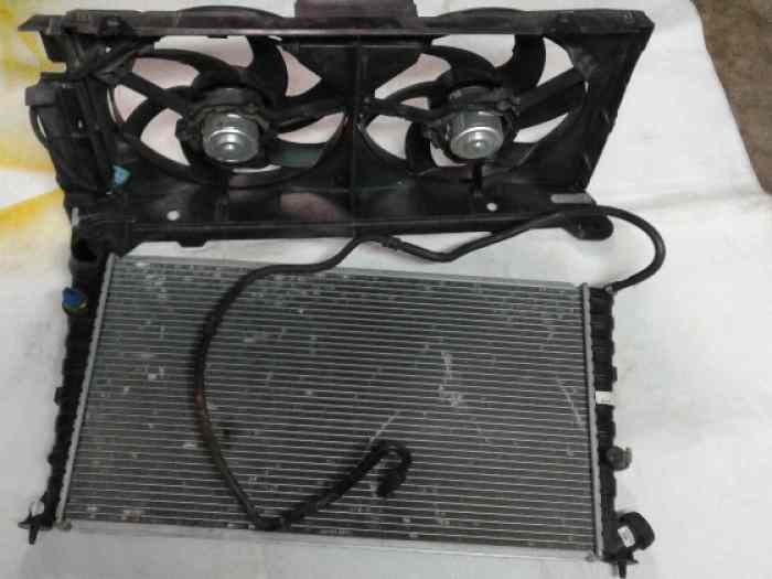 ensemble radiateur double ventilateur