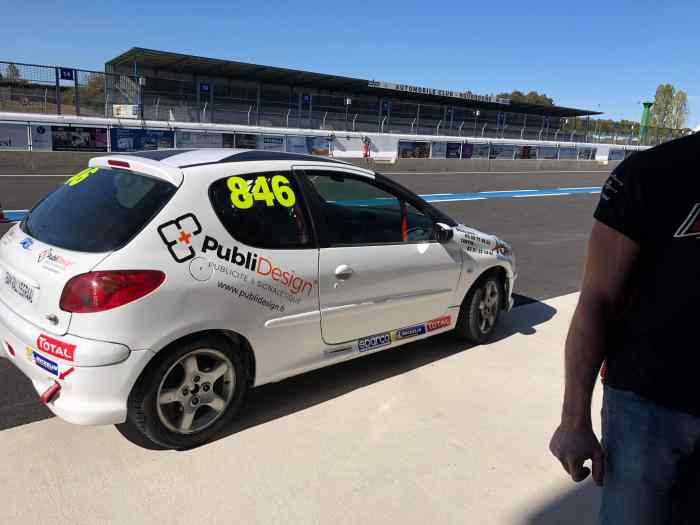 Vraie 206 RPS S16 Peugeot Sport Circuit 3