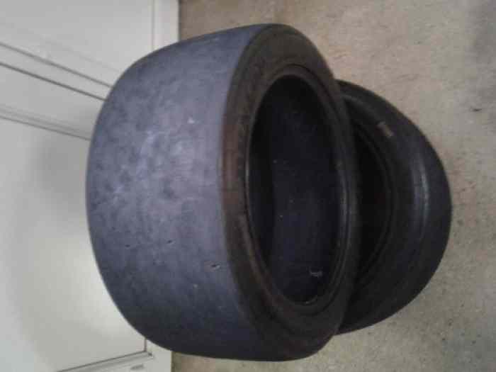 pneus slick dunlop sp sport occasion 1