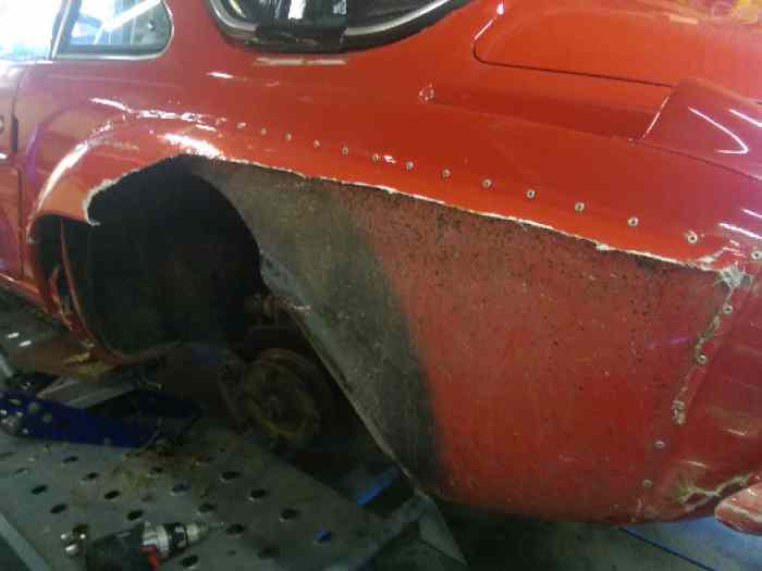 Alpine A110 1600 SC accidentée 2