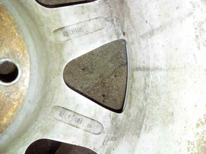 2 Jantes Speedline Corse 15 pouces 4x108 1