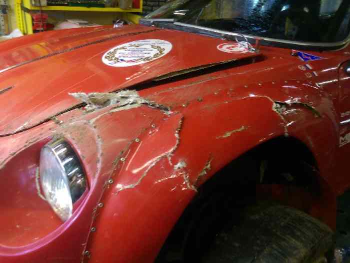 Alpine A110 1600 SC accidentée 3