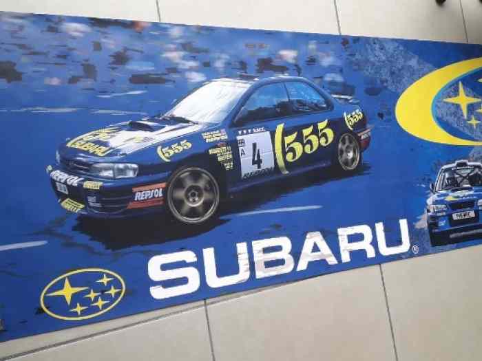 Bâche déco Subaru 555 gr A 2