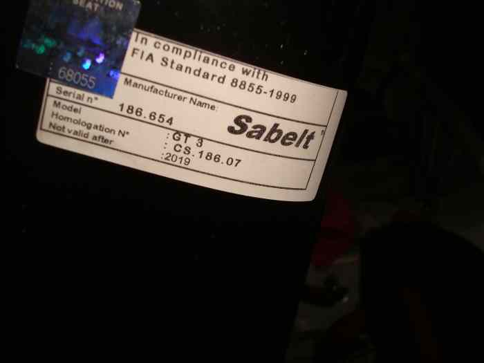2 baquets bps racing sabelt gt3 0